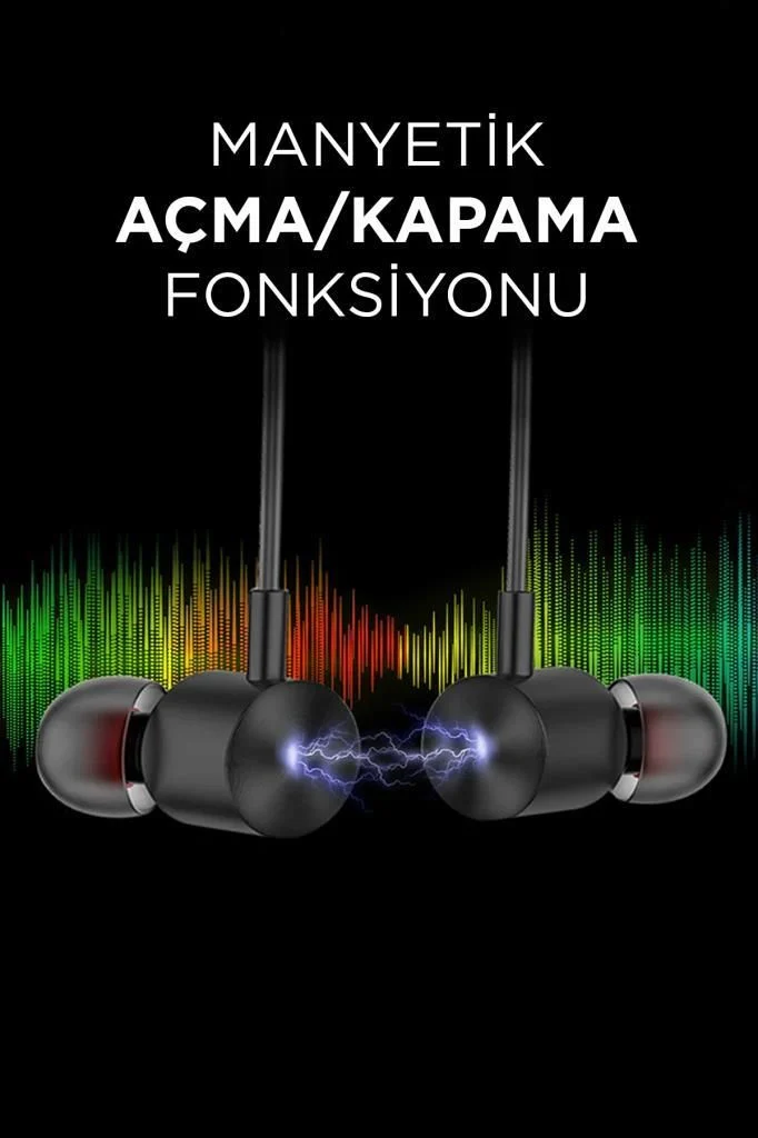 Torima TB-06 200 Saat Siyah Şarjlı Kablosuz Sporcu Bluetooth Kulaklık